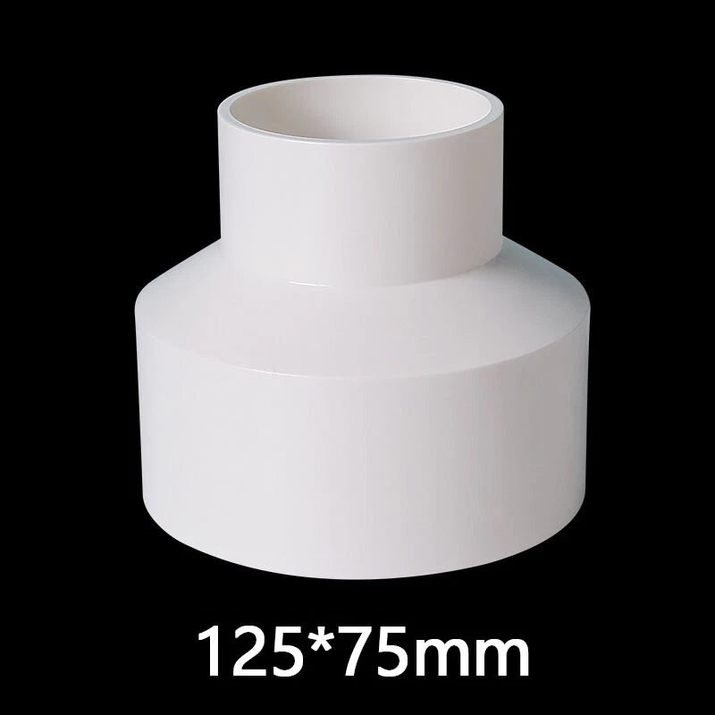 PVC Weiß Reduzierstück Muffe Rohr Fittings Verbinder Klebefittings 20mm~160mm