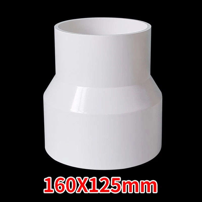 PVC Weiß Reduzierstück Muffe Rohr Fitting Klebefittings Ø25*20mm~Ø160*125mm