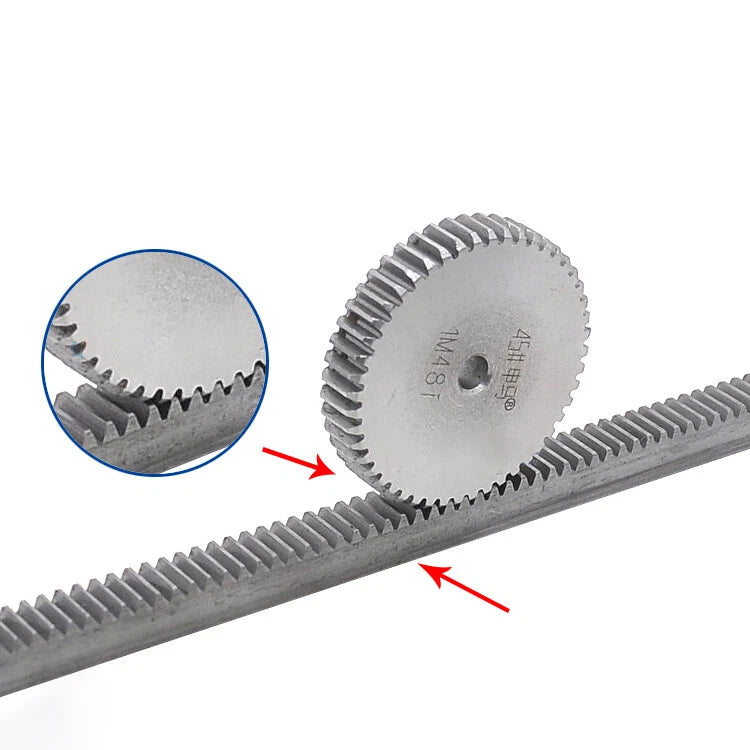Module 1M, 1.5M, 2M Spur Gear Wheels Spur Wheel With 10 To 90 Teeth Flat Gear
