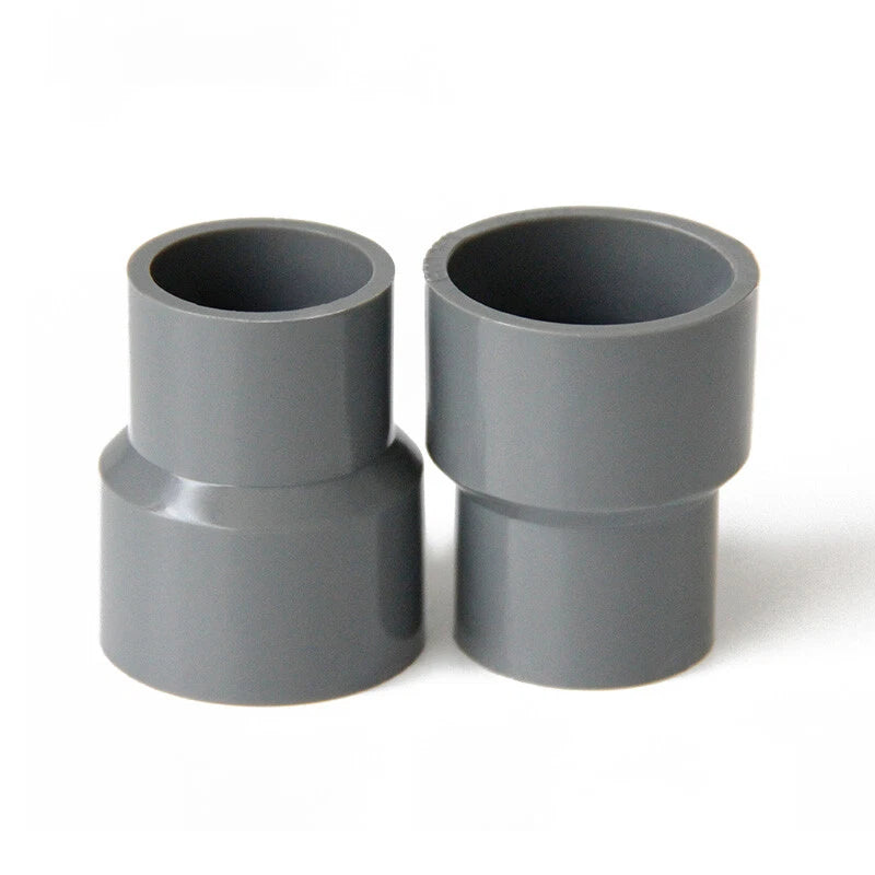 Ø 20mm-200mm PVC Reduzierstück Muffe Rohr Fitting Klebefittings Lang Konisch Neu
