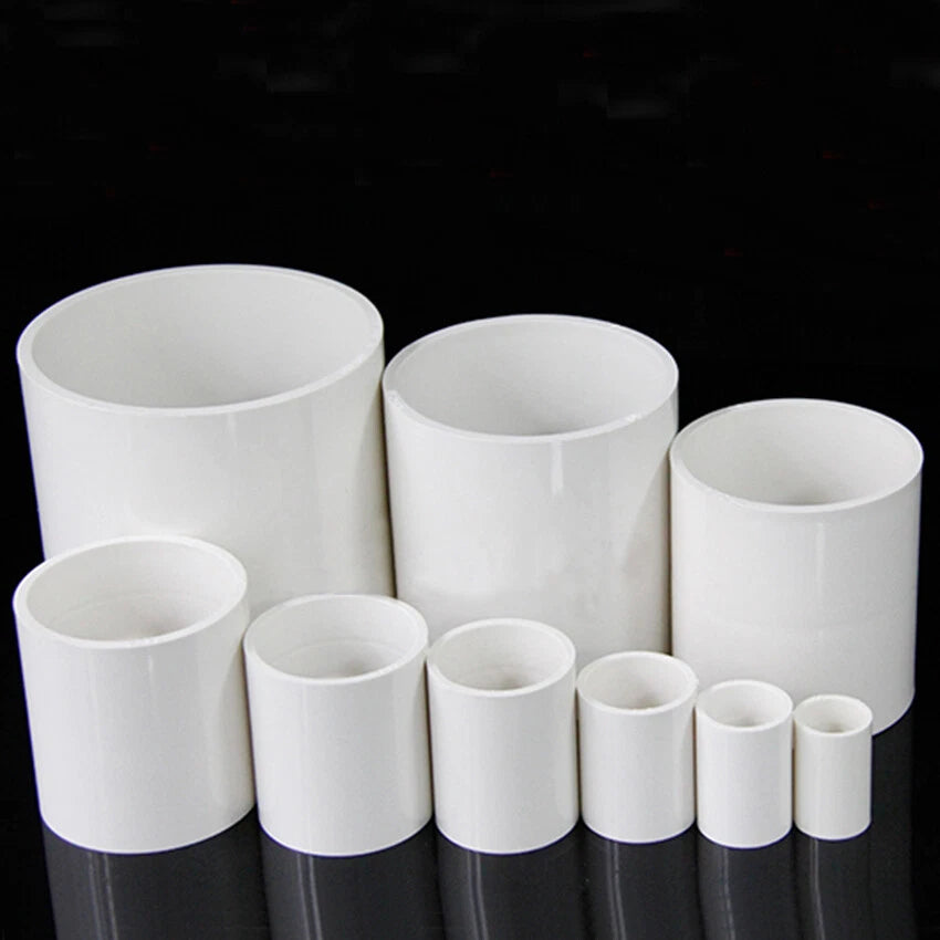 PVC Plastik Muffe Rohr-Fittings Klebefittings Hülse Ø 20,25,32,40,50,75,90,110mm