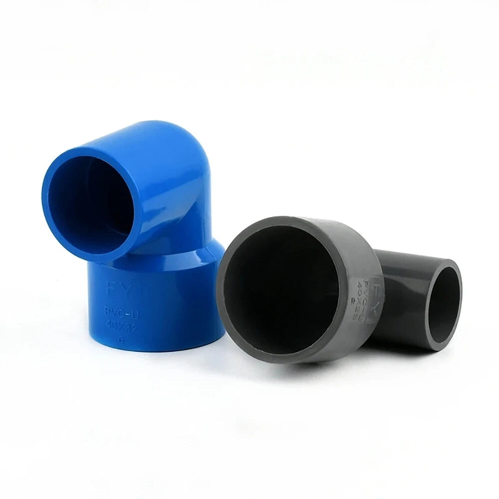 PVC 90° Winkel Reduzierstück Rohrverbinder Reduzierstück Muffe Fittings 20- 50mm