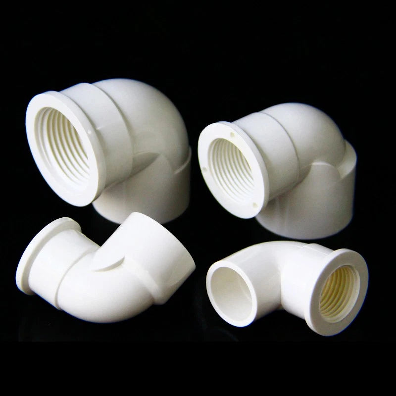 PVC Fittings Winkel 90 Grad Klebefitting mit Innengewinde 1 2" bis 2" Klebemuffe