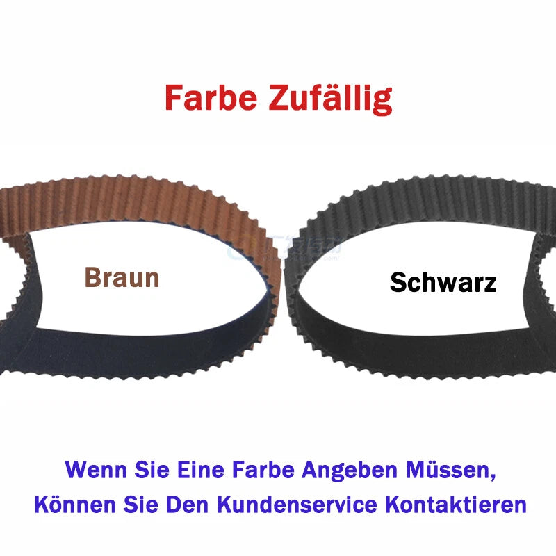 HTD 5M Rubber Timing Belt — Pitch 5mm, Width 20/25/30mm, 175–810mm Loop