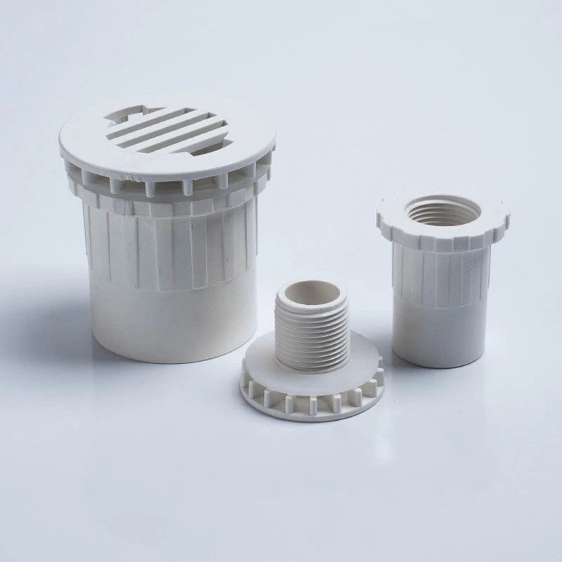 PVC Klebefitting Aquarium Fish Tank Wasser Rohr Fittings Stecker 3 Farbe 20~50mm
