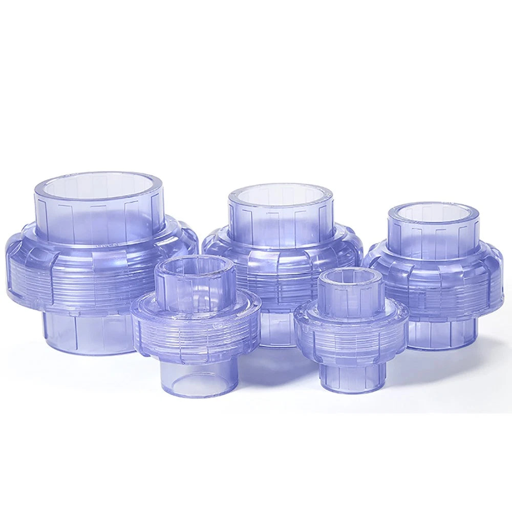 PVC Plastik Klebe Rohr-Fittings Verschraubung Verbinder Muffe Innen Ø 20mm-63mm