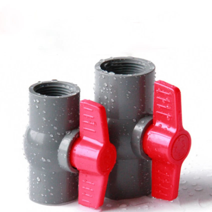 BSP 1 2" - 4" Innengewinde PVC Plastik Kugelhahn Rohr-Fittings Muffe Absperrhahn