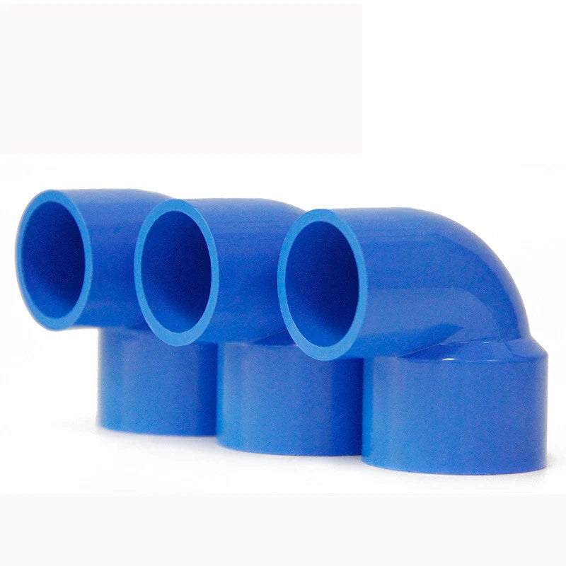 PVC Winkel 90 Grad Klebefittings Klebemuffe Rohr Reduzierung Weiß Grau Blau