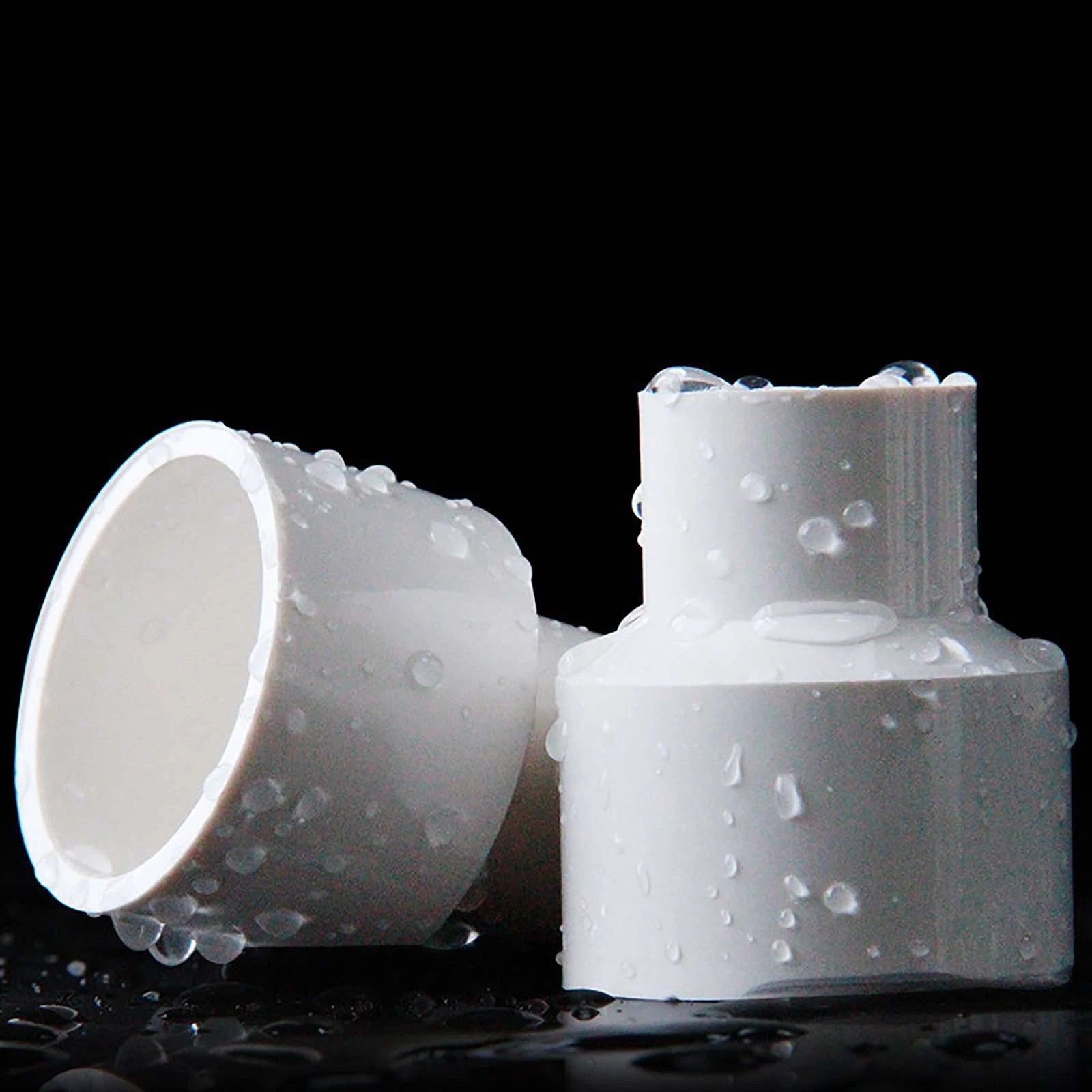 PVC Reduzierstück Muffe Rohr Fitting Klebefittings Lang Konisch weiß Ø25mm-200m