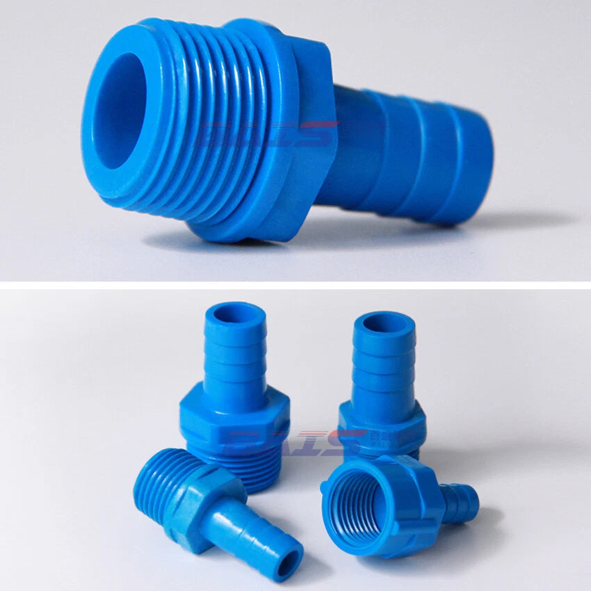 1 2 Zoll 3 4 Zoll Außengewinde x Schlauchtülle Nippel PVC Rohre-Fittings Adapter