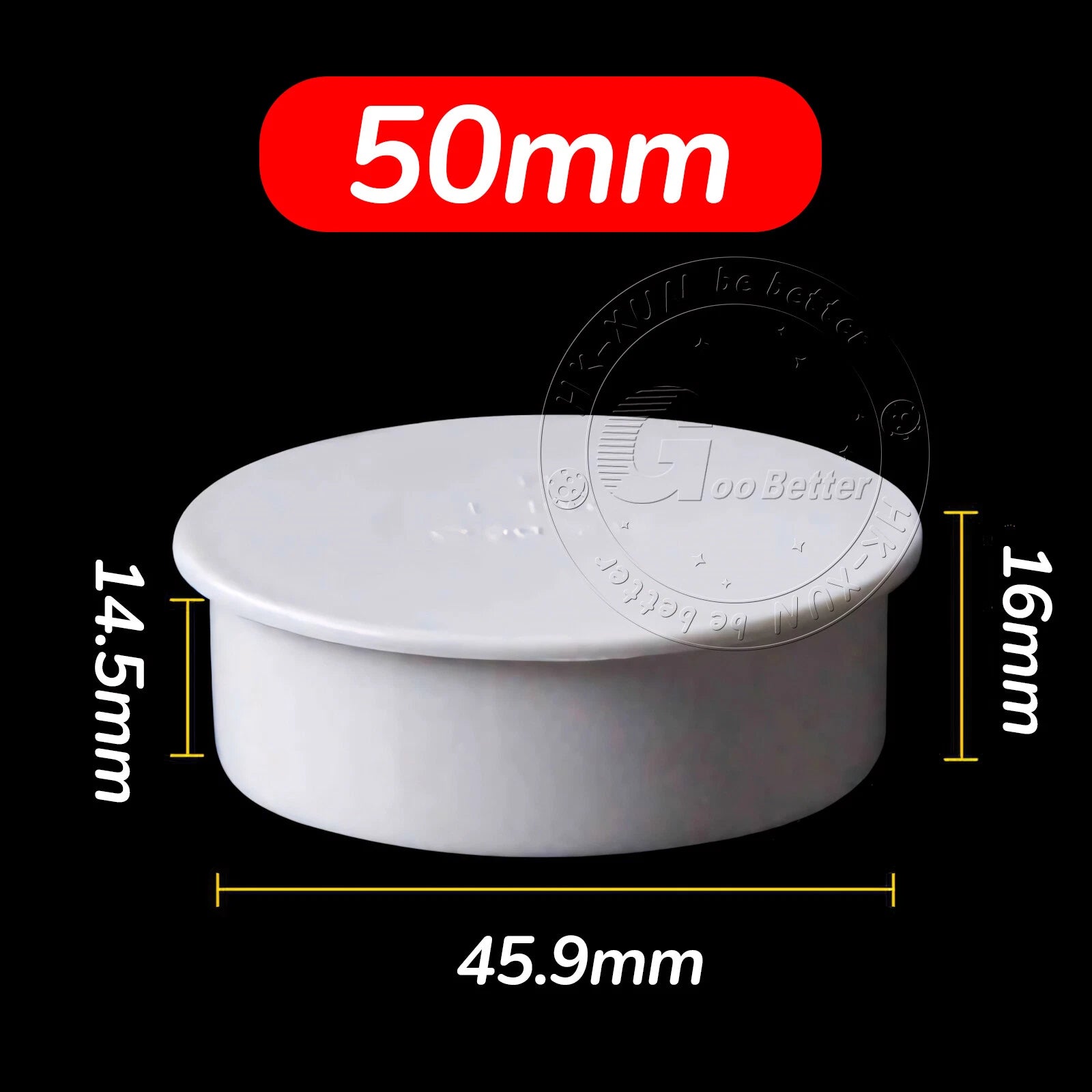 Ø 50 | 75 | 110 | 160mm PVC Rohr-Fittings Endkappe Deckel Abflussrohr Kappe Weiß