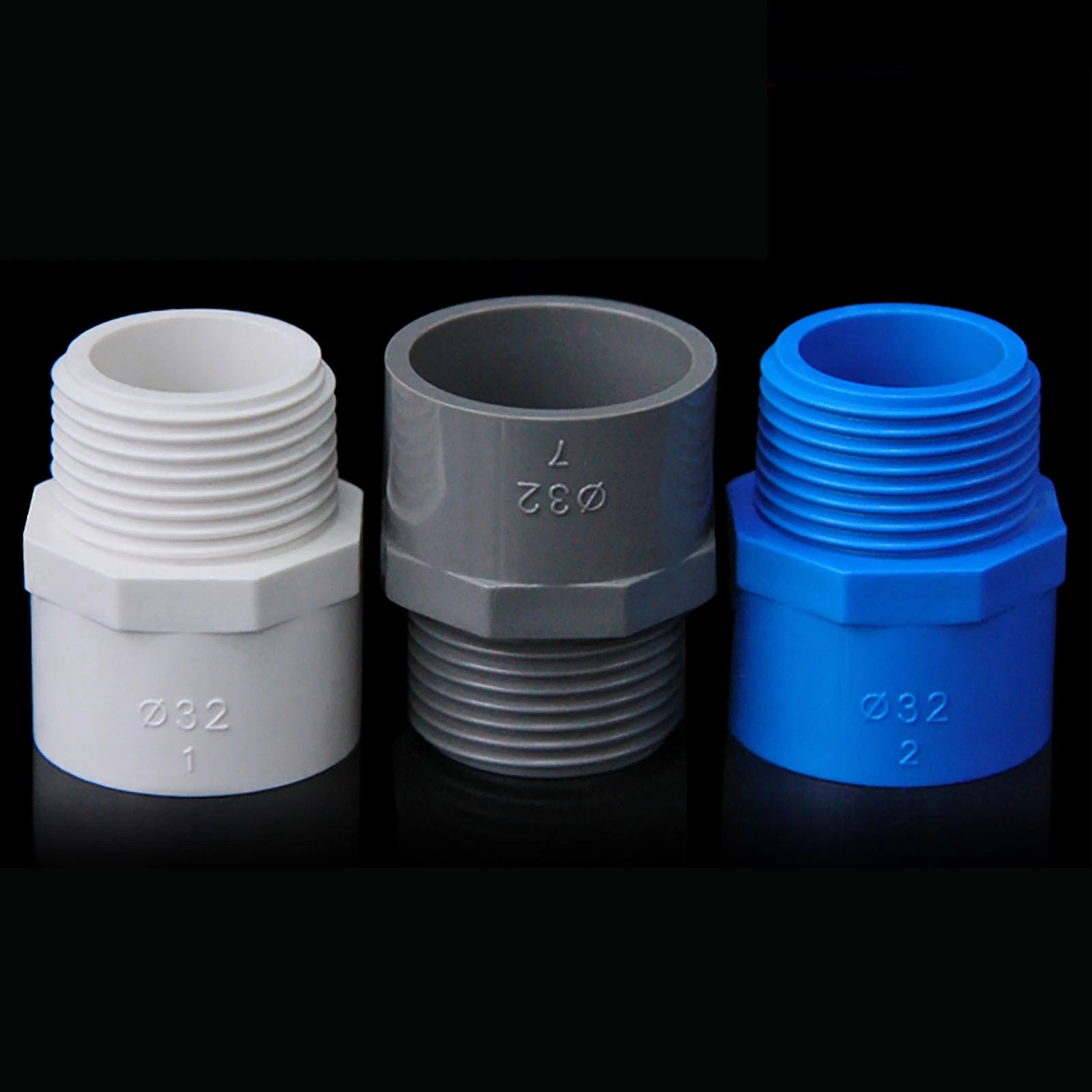16 20 25 32-110mm PVC Fittings Aquarium Pool Verrohrung Rohr Winkel Muffe T-St