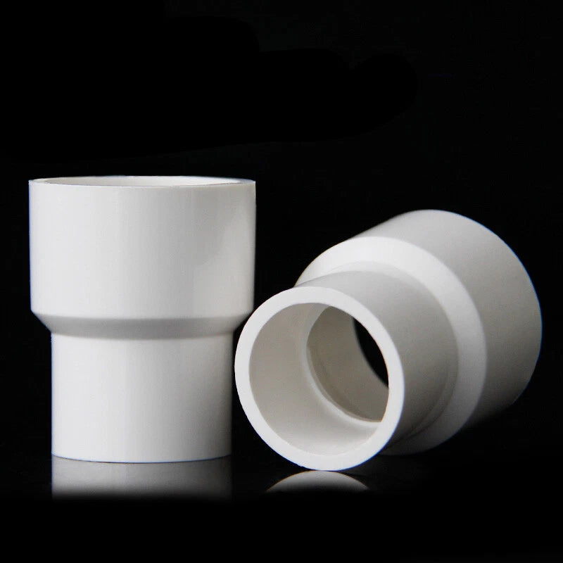 Weiß PVC Klebefittings Rohr Verbinder T-Stück Bogen Winkel Muffe Kreuz 20-160mm