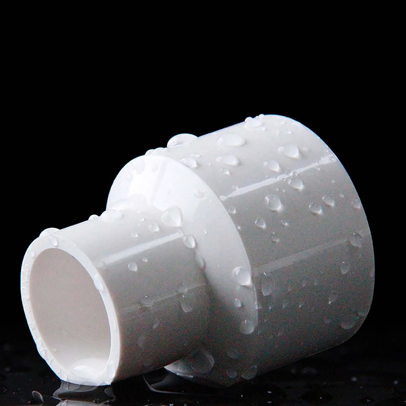 PVC Reduzierstück Muffe Rohr Fitting Klebefittings Lang Konisch weiß Ø25mm-200m