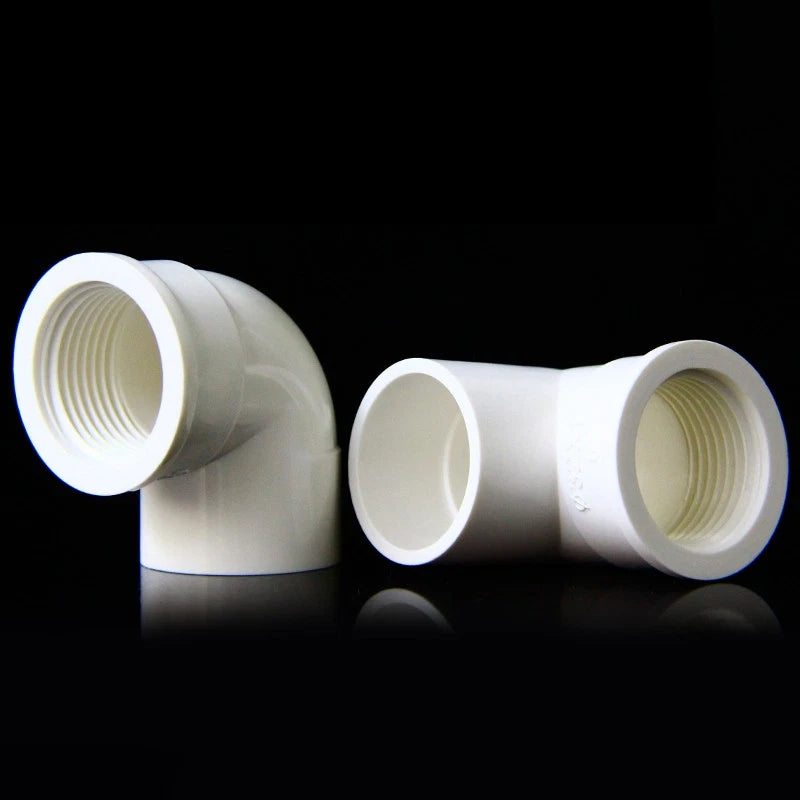 PVC Fittings Winkel 90 Grad Klebefitting mit Innengewinde 1 2" bis 2" Klebemuffe