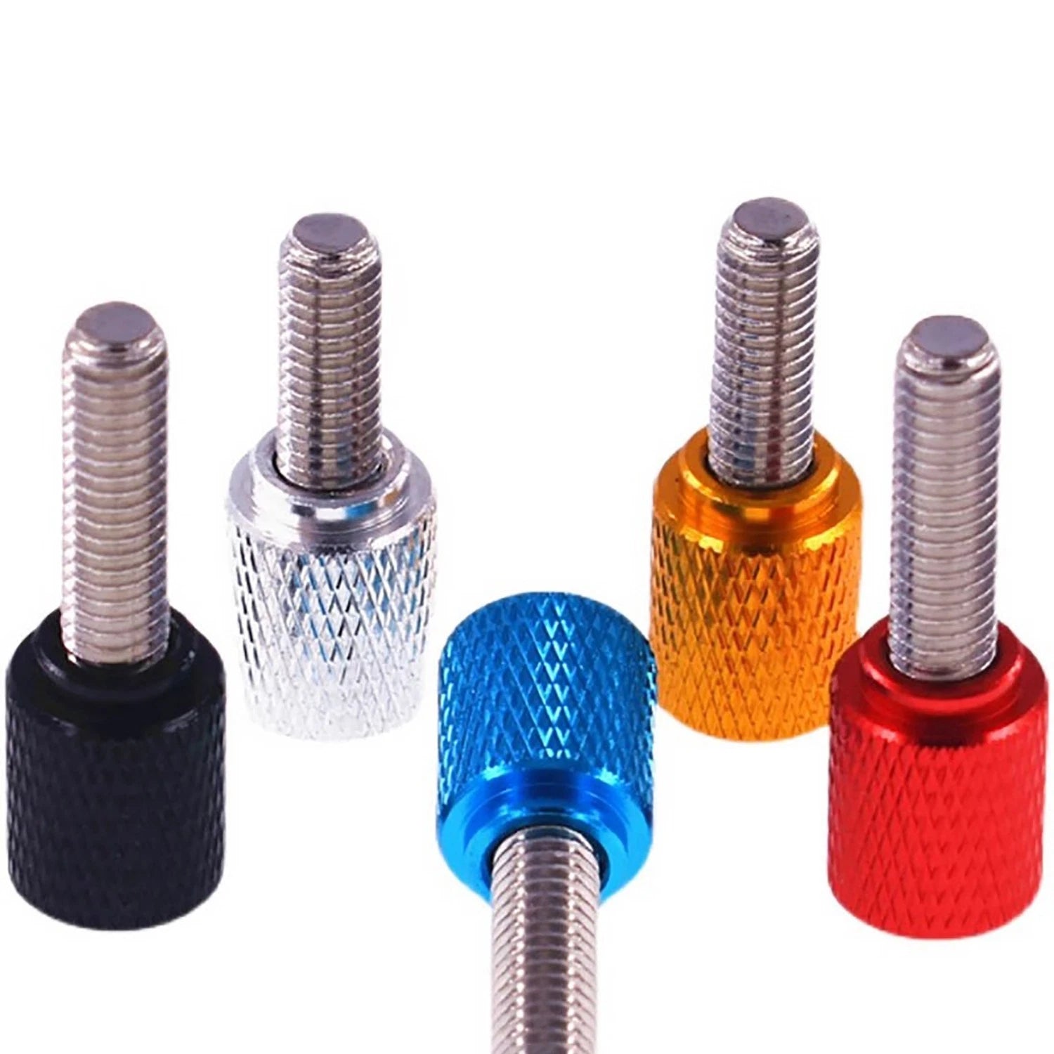 M4 Knurled Thumb Screws,Aluminium Alloy Head & Stainless Steel Stud,6-100mm Bolt