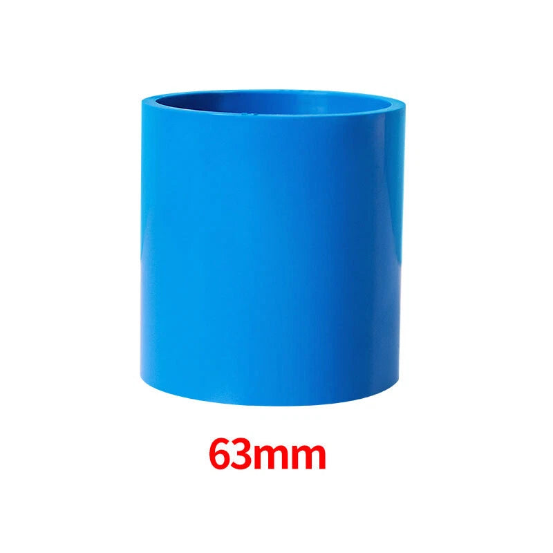 PVC Blau Muffe Rohr Gerade Fitting Klebefittings Rohrverbinder Montage Ø20~160mm