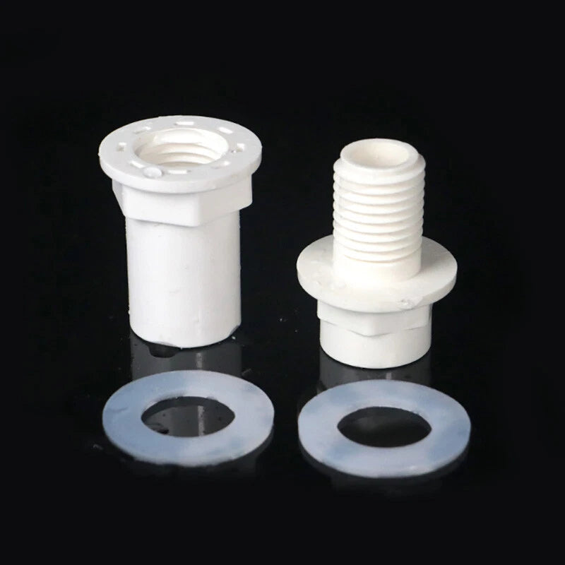 Weiß PVC Klebefittings Rohr Verbinder T-Stück Bogen Winkel Muffe Kreuz 20-160mm
