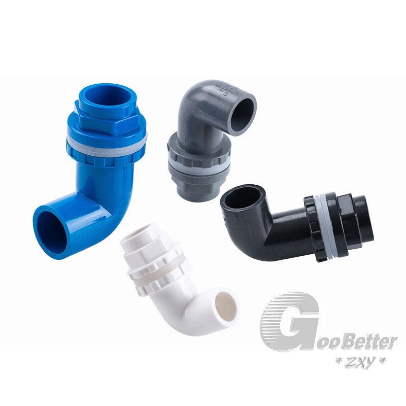 PVC Klebefittings 20 25 32 40 50 75 110-250mm Bogen Rohr Winkel Muffe Übergang