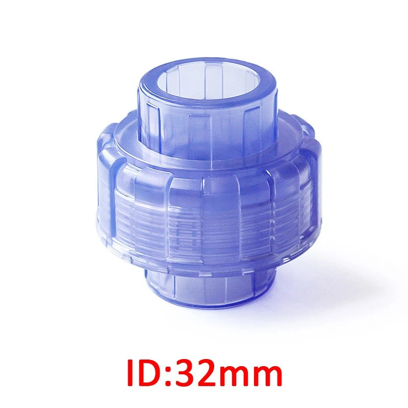 PVC Plastik Klebe Rohr-Fittings Verschraubung Verbinder Muffe Innen Ø 20mm-63mm