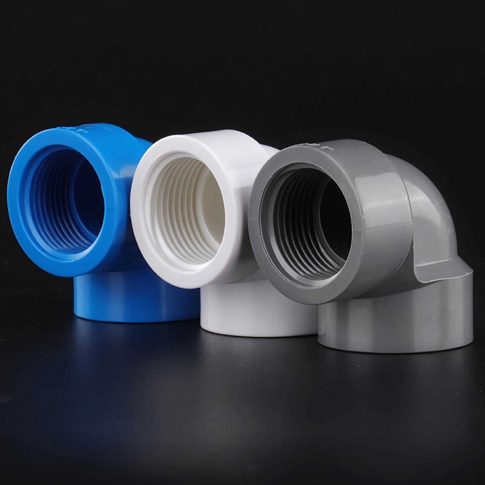 16 20 25 32-110mm PVC Fittings Aquarium Pool Verrohrung Rohr Winkel Muffe T-St