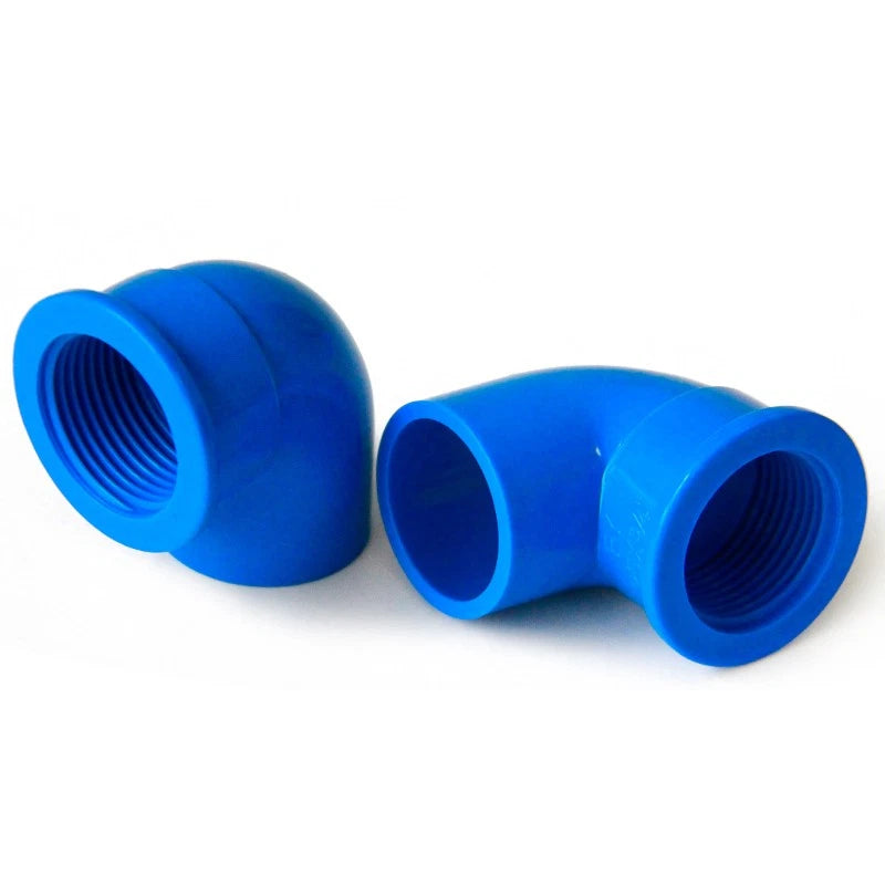 PVC Fittings Winkel 90 Grad Klebefitting mit Innengewinde 1 2" bis 2" Klebemuffe