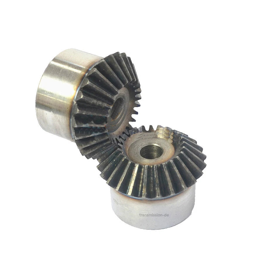 1 Mod Kegelrad 15-30 Zähne Kegelzahnrad Übersetzung 1:1 1M 15T-30T Bevel Gear