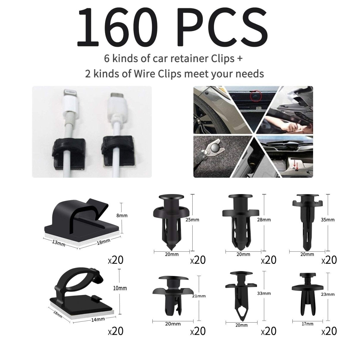 Trim Removal Tool Kit, 200PCS AutoTrim Removal Set, Plastic Panel Fastener Removal Tool, Car Trim Removal Kit for Car/Trim/Panel/Door/Audio/Auto Clip Pliers/Terminal Removal Tool Kit (Blue) - HomeDIYer