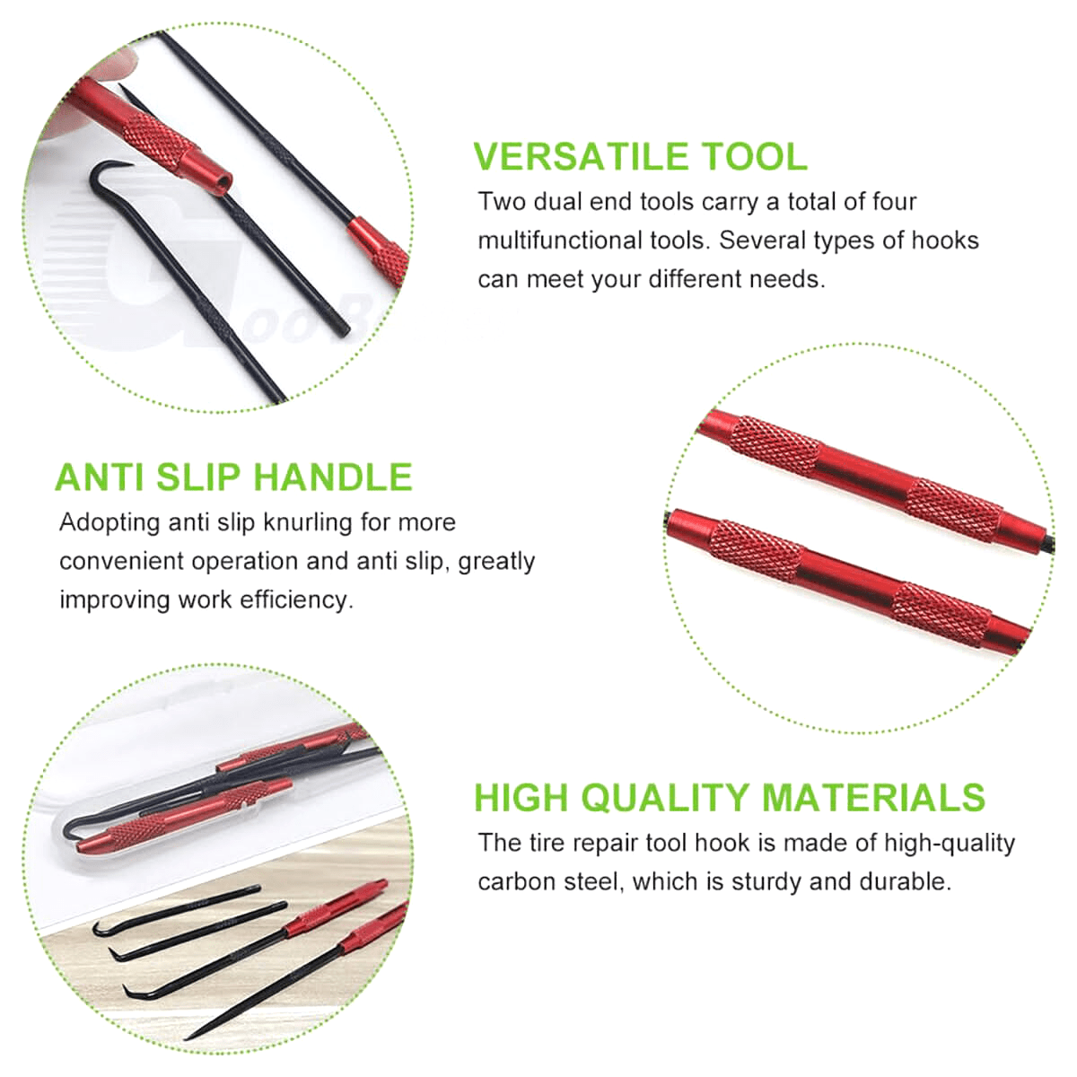 2x Assembly Hook O - Ring Tool Set O - Ring Needle Hook For Sealing Ring Automotive Assembly - HomeDIYer