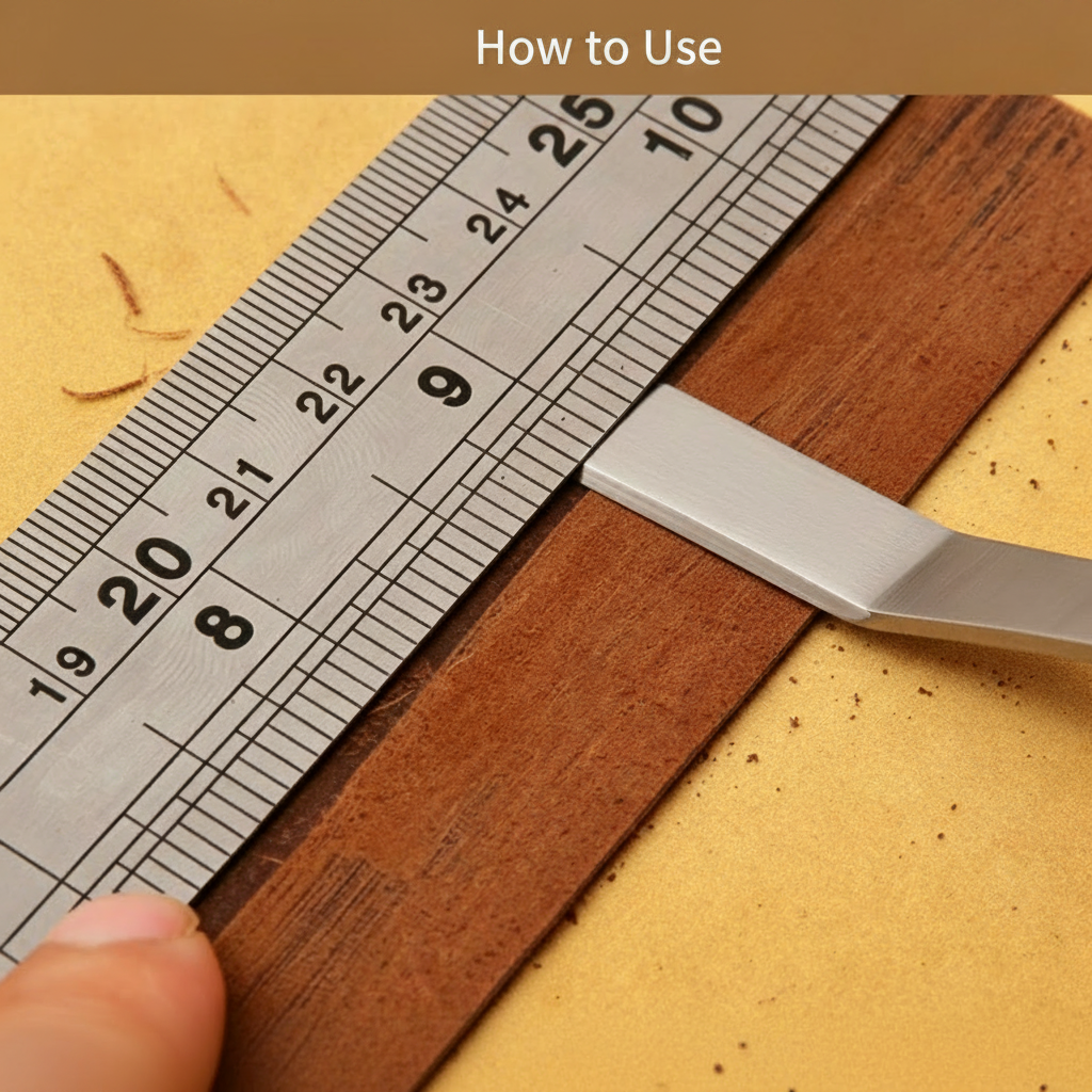 Leather Roughing File – Stainless Steel Surface Prep Tool for Leathercraft Gluing