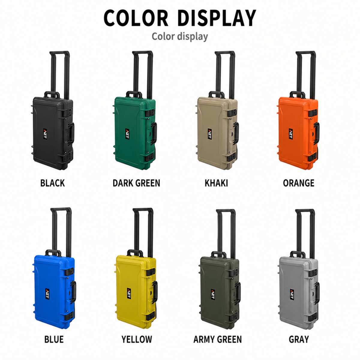 FT - 5229 IP67 Waterproof Rolling Hard Case for Camera, Drone & Aviation Equipment – 22" Carry - On with Customizable Foam Dividers - HomeDIYer
