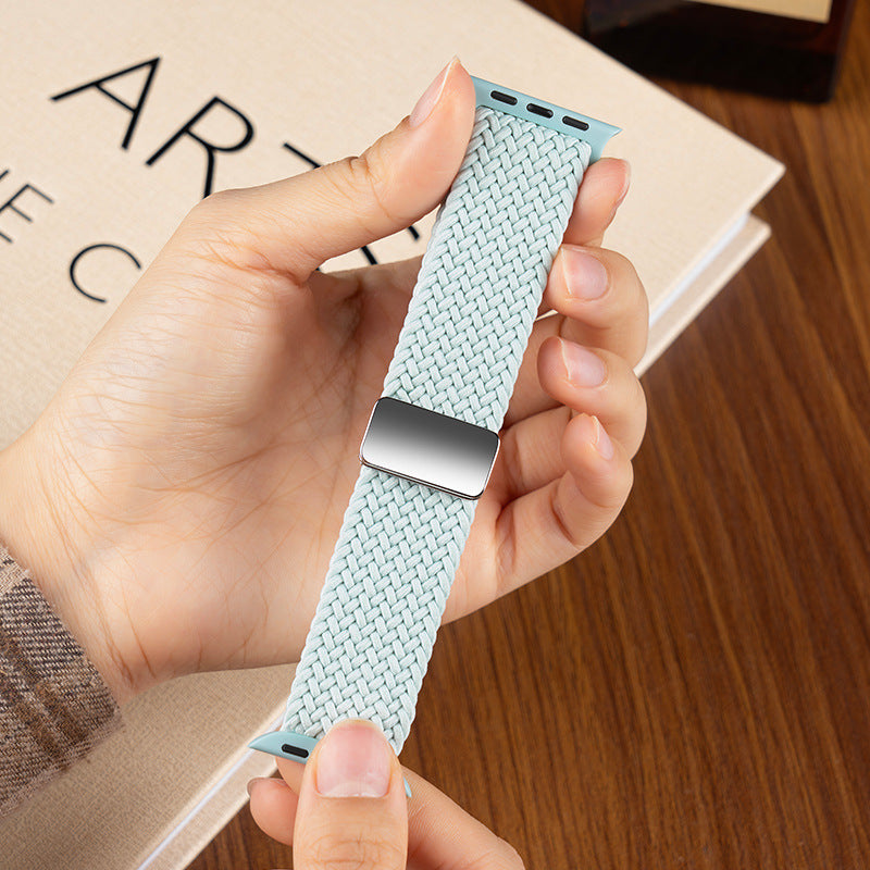 Magnetic Apple Watch Band Woven Nylon 10 Colors All Series
