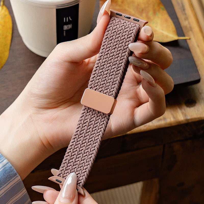 Magnetic Apple Watch Band Woven Nylon 10 Colors All Series