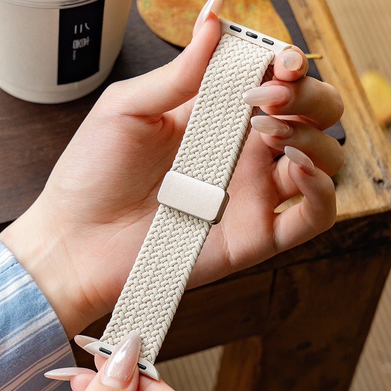 Magnetic Apple Watch Band Woven Nylon 10 Colors All Series