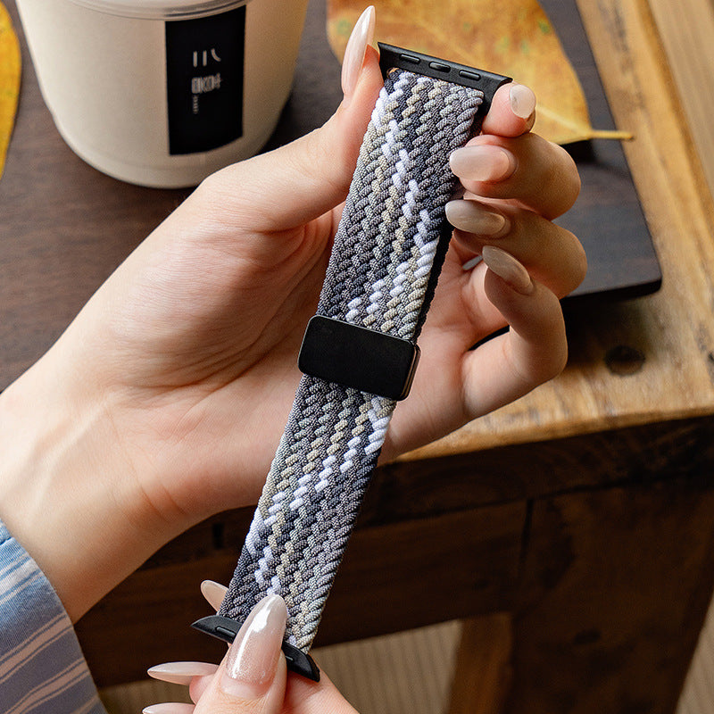 Magnetic Apple Watch Band Woven Nylon 10 Colors All Series