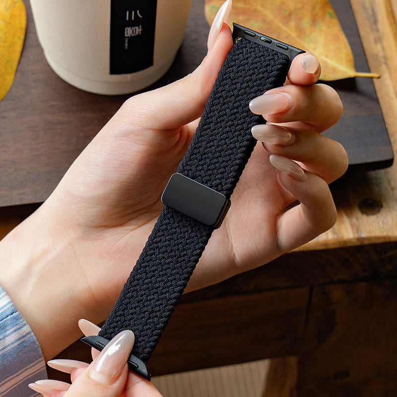 Magnetic Apple Watch Band Woven Nylon 10 Colors All Series