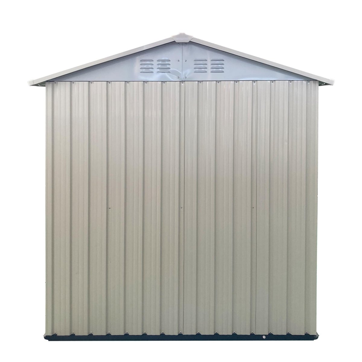 Cream White 5×3FT Outdoor Storage Shed | Heavy Duty Lockable Garden House - HomeDIYer