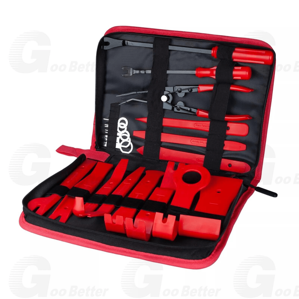 19pcs Car Trim Removal Tool Kit Radio Hand Pry Panel Door Interior Clip Plastic - HomeDIYer