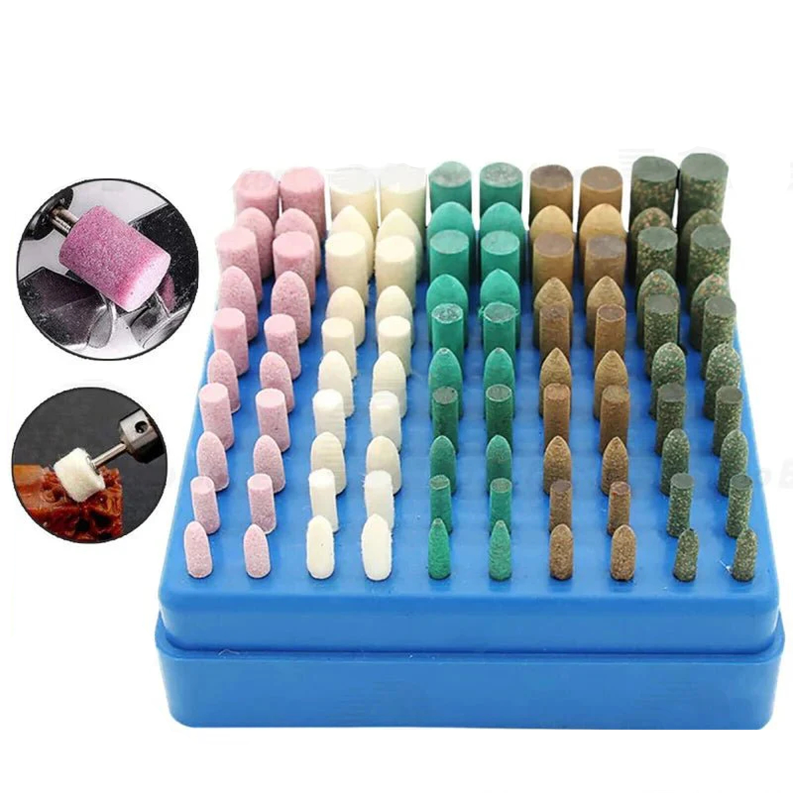 Diamant Polieren Polieren Schleifen Bit Set 100 Pcs Zubehör Dremel Rotationswerkzeug