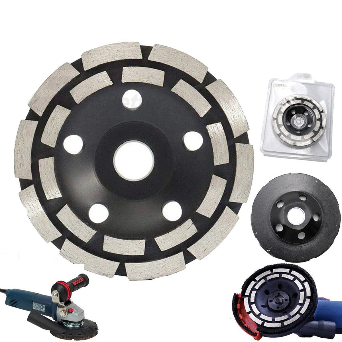 Diamond cup grinding wheel Grinding disc 115x22.23mm Concrete tools Professional cup saw blade - HomeDIYer