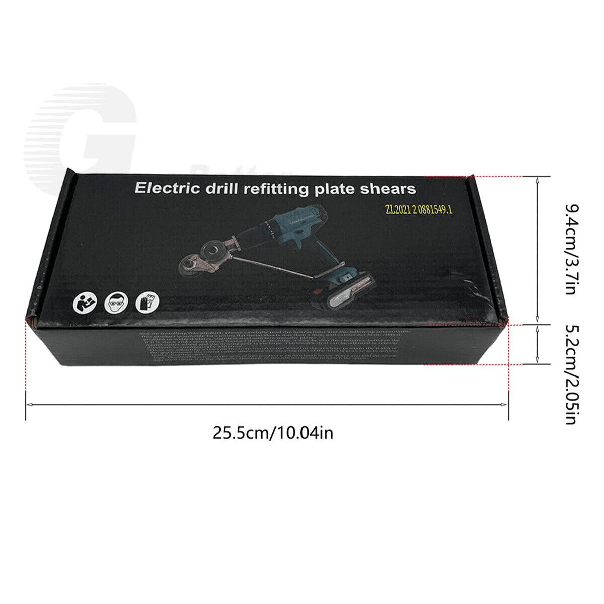 Electric Shears Metal Nibbler Drill Attachment Precise Cutting Sheet Cutter Saw - HomeDIYer