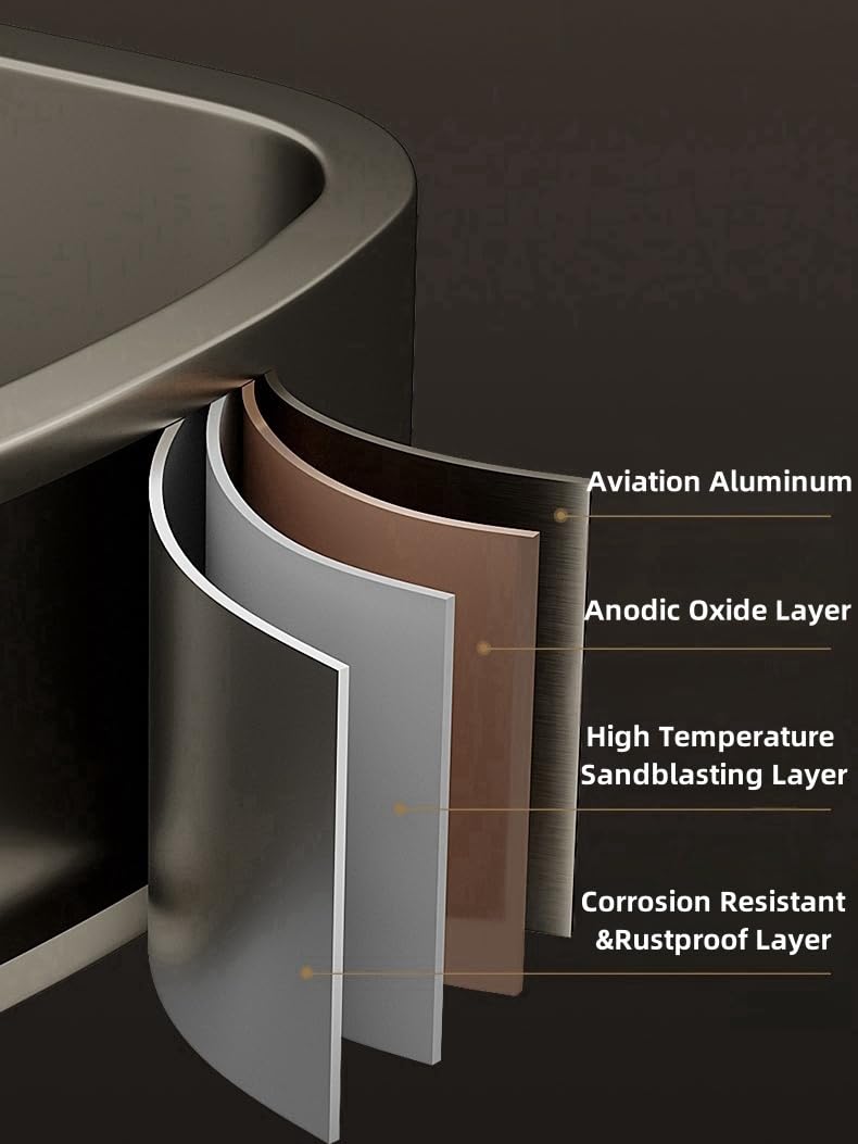 Shower Shelf - 2 Tier Rustproof Bonded Shower Caddy - Wall - Mounted Shower Holder - 8 Hooks,Towel Bars - Shower Accessories Bathroom Organiser - No Drilling Required for Installation - HomeDIYer