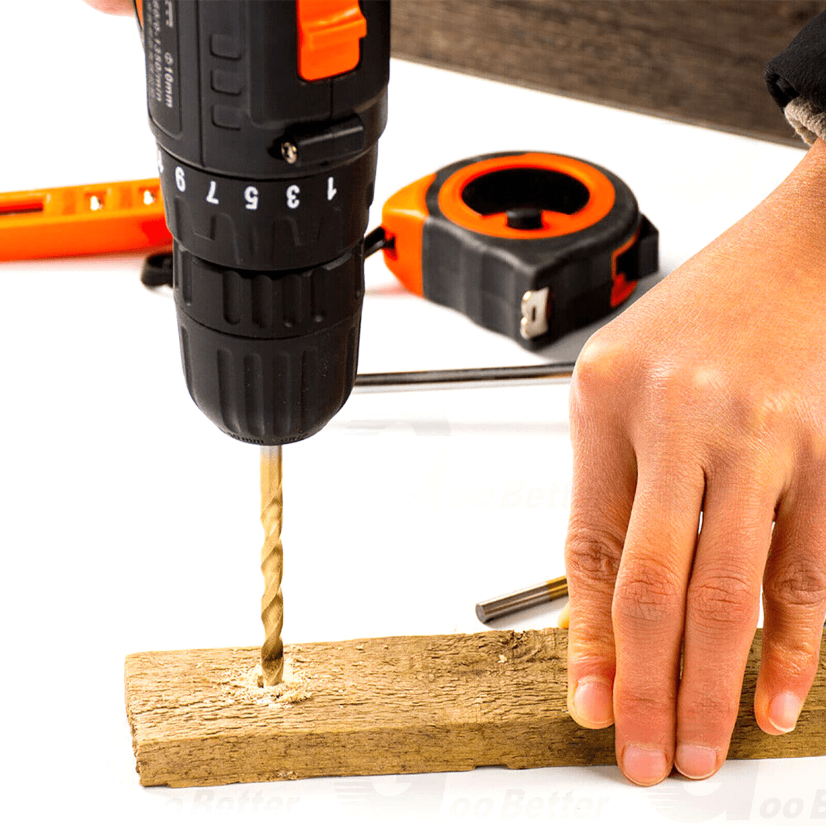 HSS Twist Drill Bit Set 1.5 - 10mm Titanium Hole Saw Tools DIN338 Metal Drill 99Pc - HomeDIYer