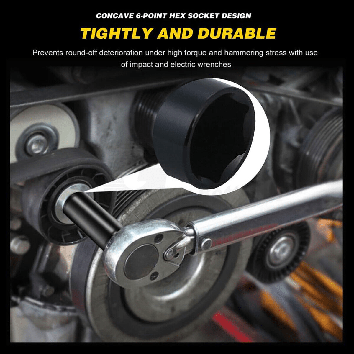 10x 1/2" Deep Impact Socket 10 - 24mm Set Metric Socket Drive Long Reach Thin Wall - HomeDIYer