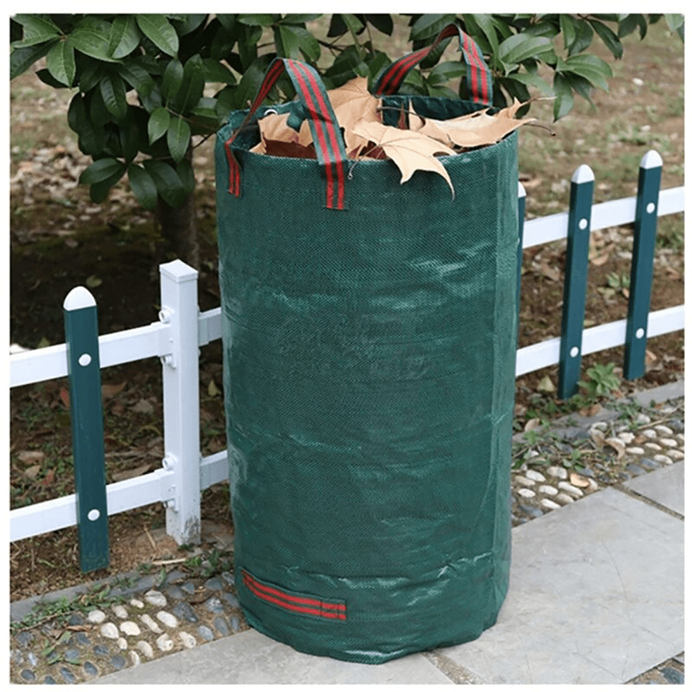 Garden Waste Bags Large Heavy Duty Refuse Sacks Round With Handles 100L - 500L - HomeDIYer