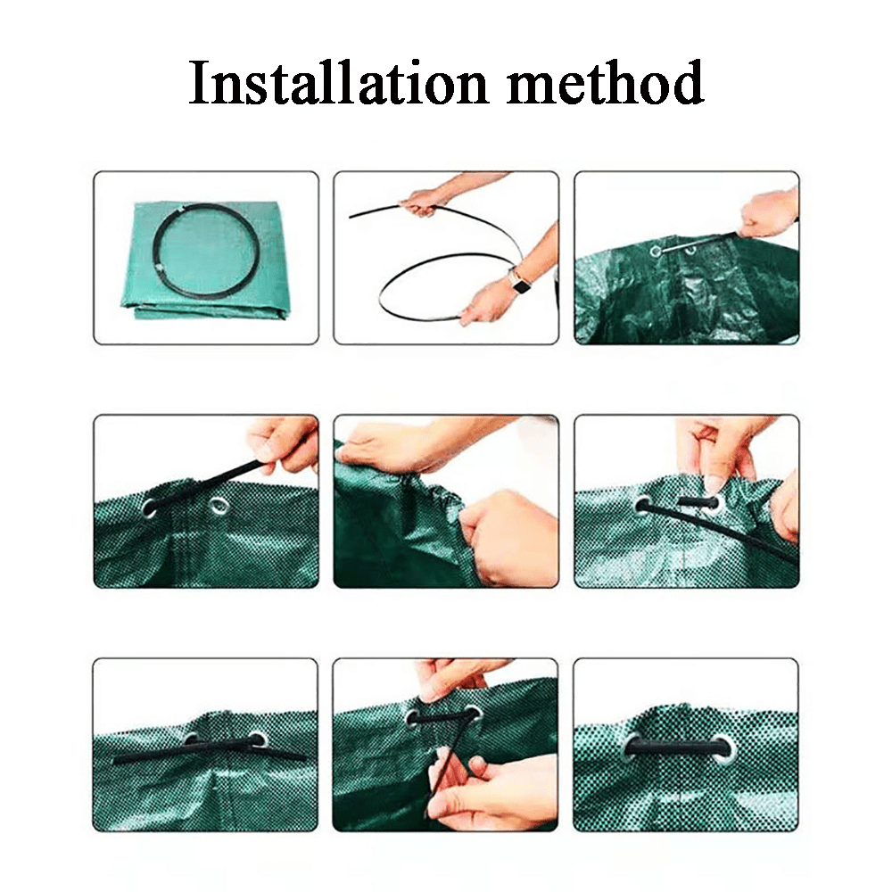 Garden Waste Bags Large Heavy Duty Refuse Sacks Round With Handles 100L - 500L - HomeDIYer