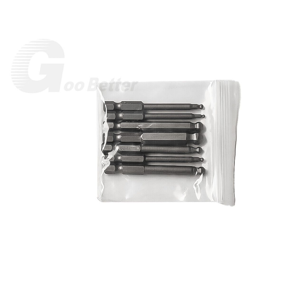 65mm/100mm Magnetic Ball End Hexagon Head 1/4" Screwdriver Bits Drill Set S2 Steel - HomeDIYer