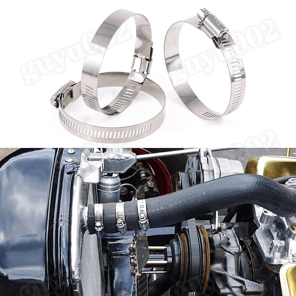 101pcs Hose Clamps Set Jubilee Type Pipe Tube Clips Stainless Steel 8mm To 44mm - HomeDIYer