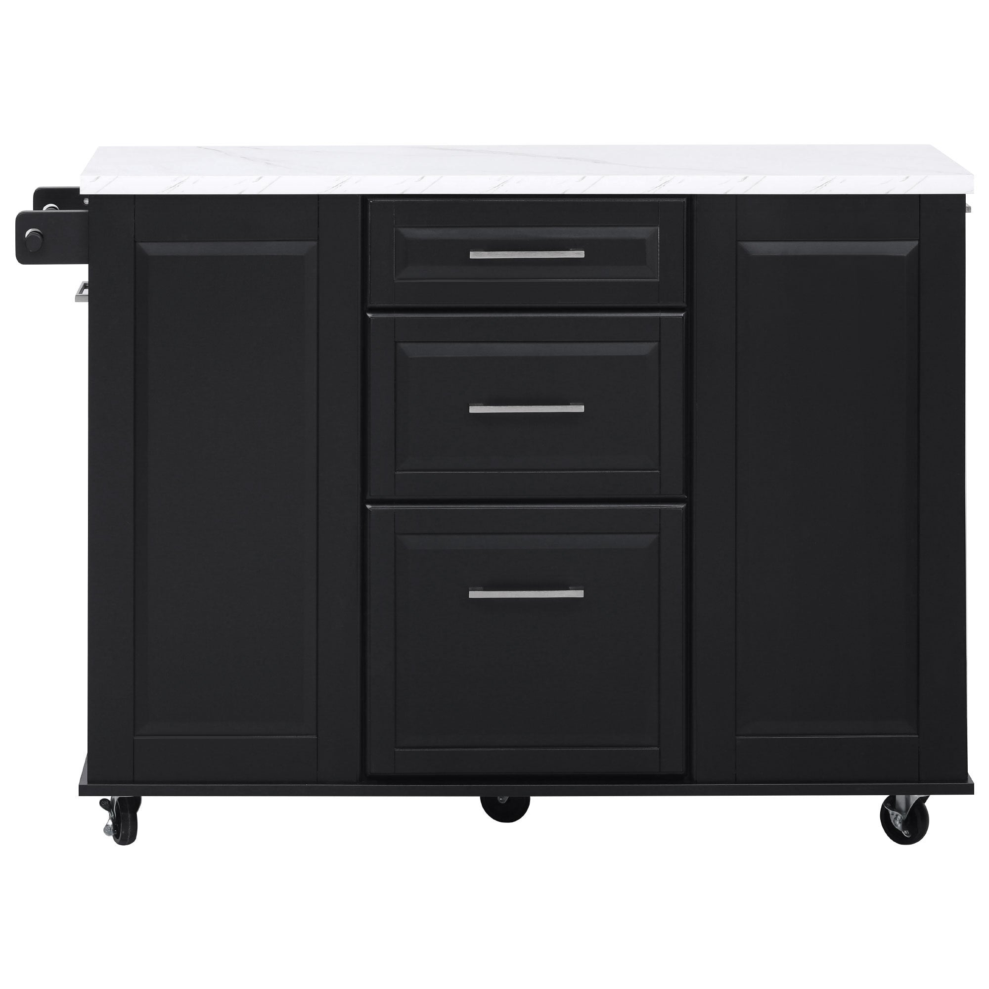 Kitchen Island with Tilt Trash Can Kitchen Island with Tilt Trash Can Cabinet & Pull-Out Organizer | HomeDIYer