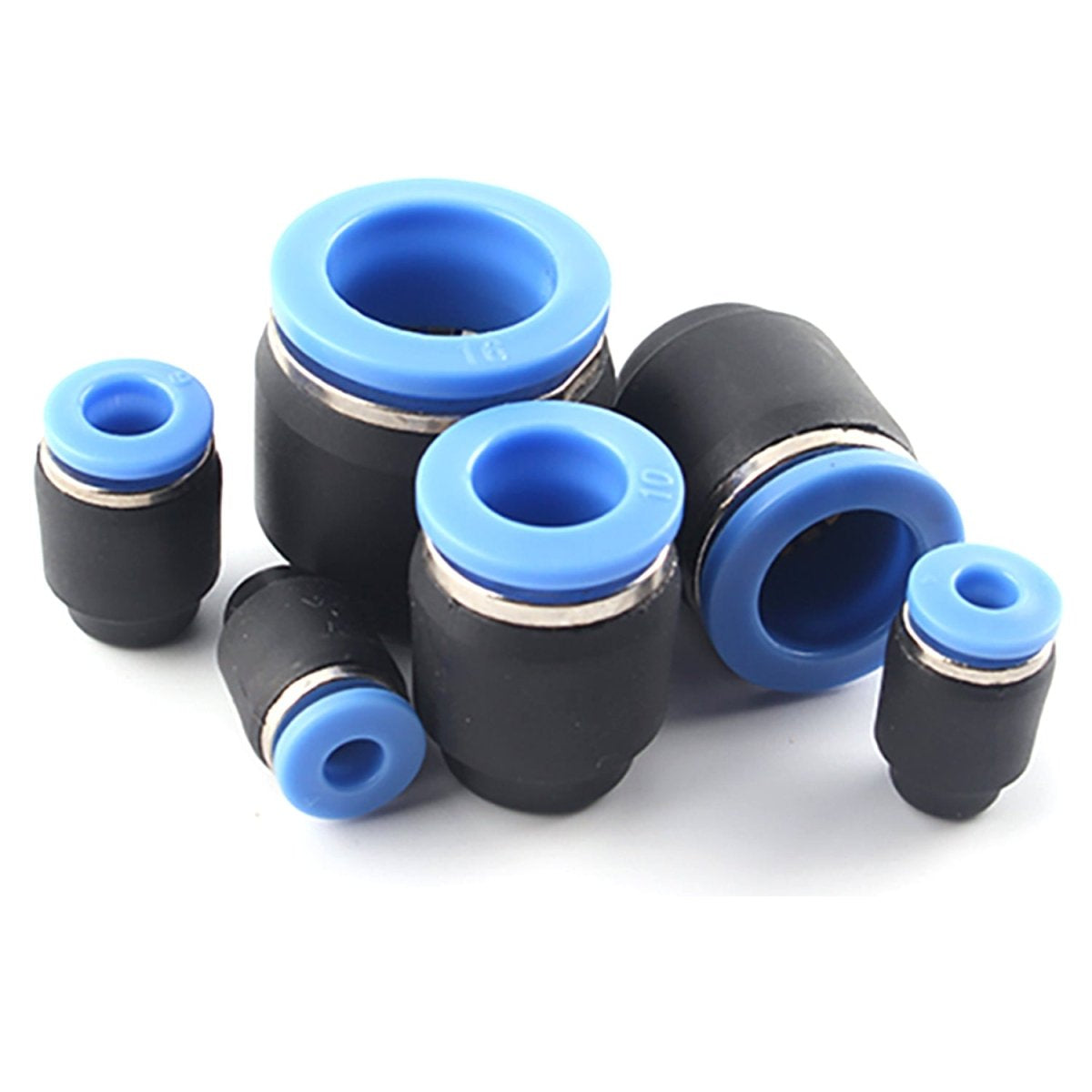 Pneumatic Air Line Push fit Female End Blanking Cap Air Stop, Tube Plug 4 - 16mm - HomeDIYer